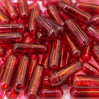 Krāsainas tukšas tablešu kapsulas
